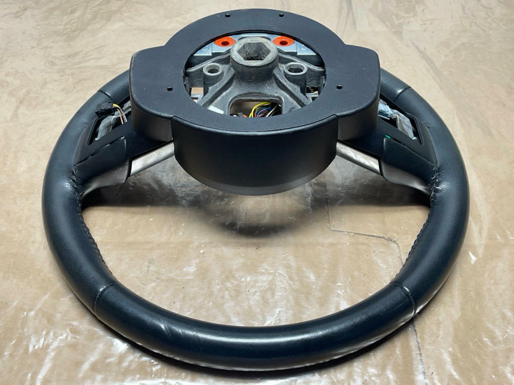 2015-17 Ford Mustang S550 GT Leather Steering Wheel- Missing Paddles 227