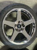 2003-04 Ford Mustang SVT Cobra Style 18" SVE 18x9 18x10 Nitto Tires