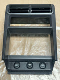 2001-04 Ford Mustang OEM Dark Charcoal Double Din Radio Bezel 270