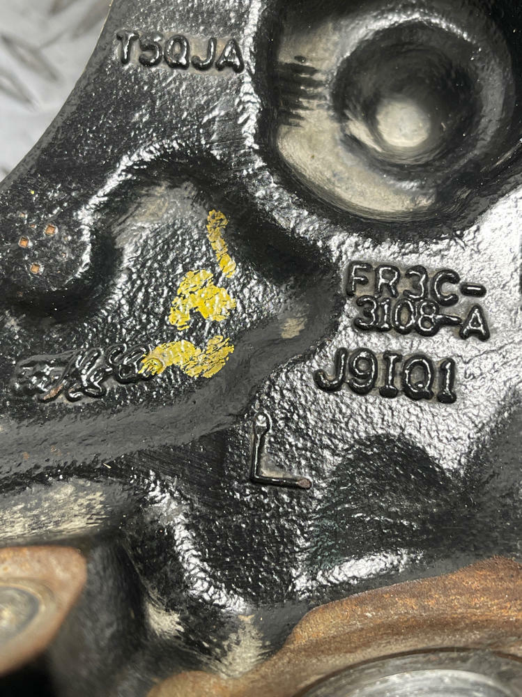 2015-23 Ford Mustang GT Driver LH Performance Pack Front Spindle 279