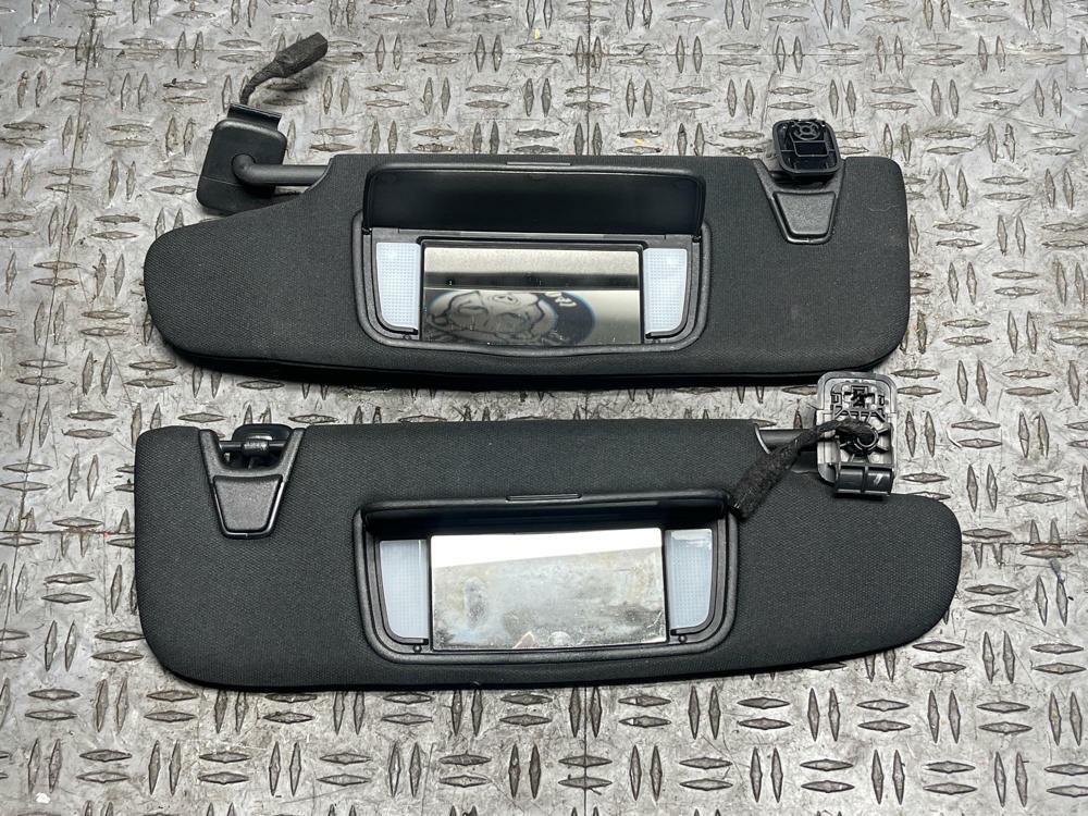 2018-23 Ford Mustang Mach One Coupe HomeLink Sunvisor Pair- Black 299