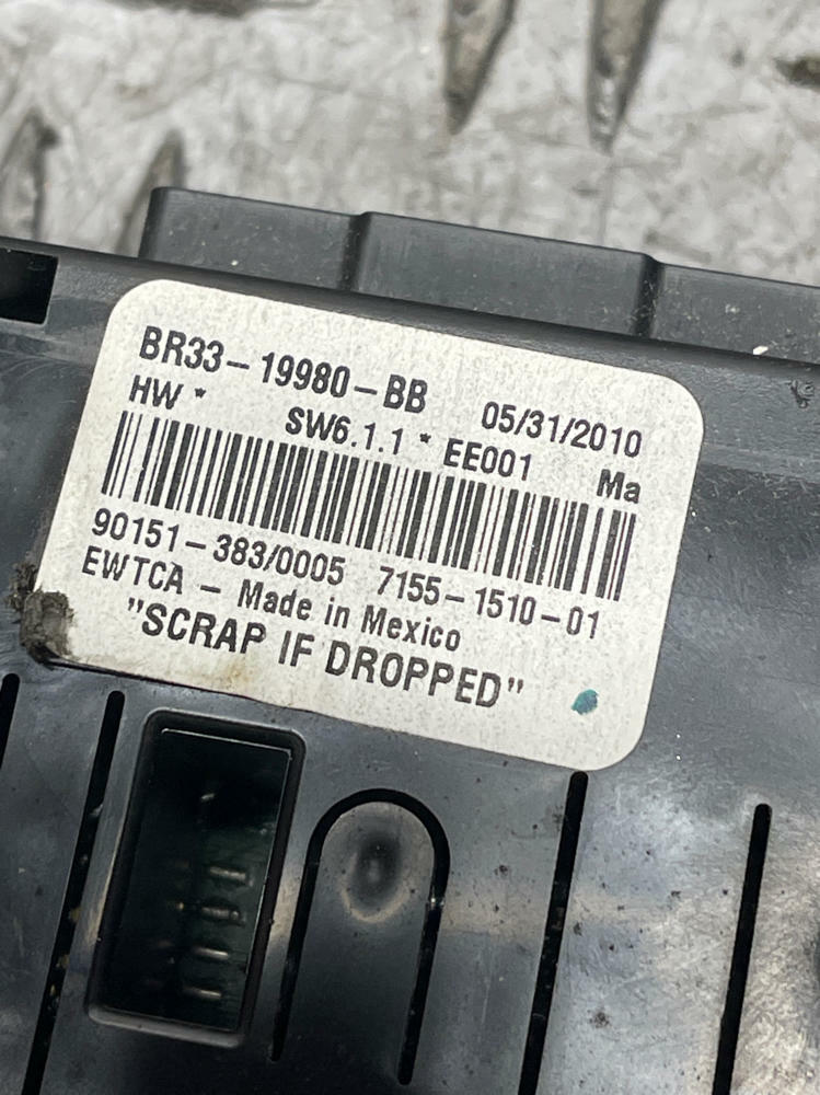 2011-14 Ford Mustang Climate Temperature Control Module 294