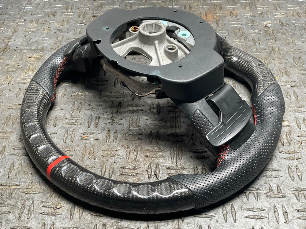 2015-23 Ford Mustang Aftermarket Carbon Fiber Steering Wheel