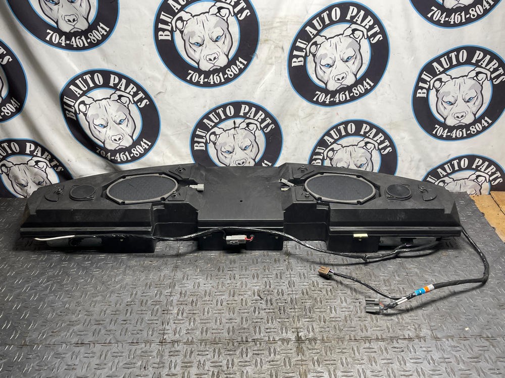 2003-04 Ford Mustang Mach One Rear Speaker Deck w/ Amps 19k Miles 296
