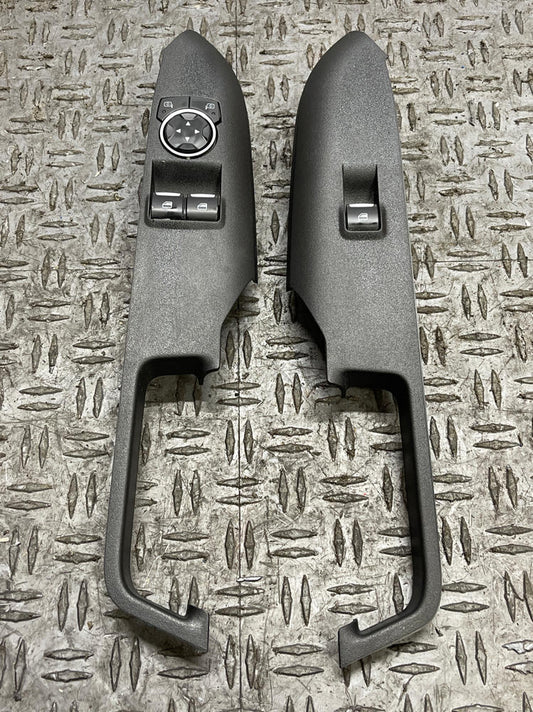 2018-23 Ford Mustang GT Coupe Window Switch Control Panels Pair 301