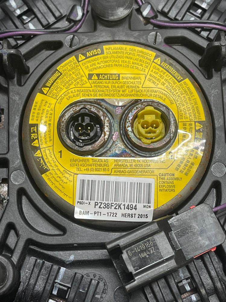 2015-17 Ford Mustang GT Steering Wheel Horn Button (FR33-63043B13-AF3ZHE) 312