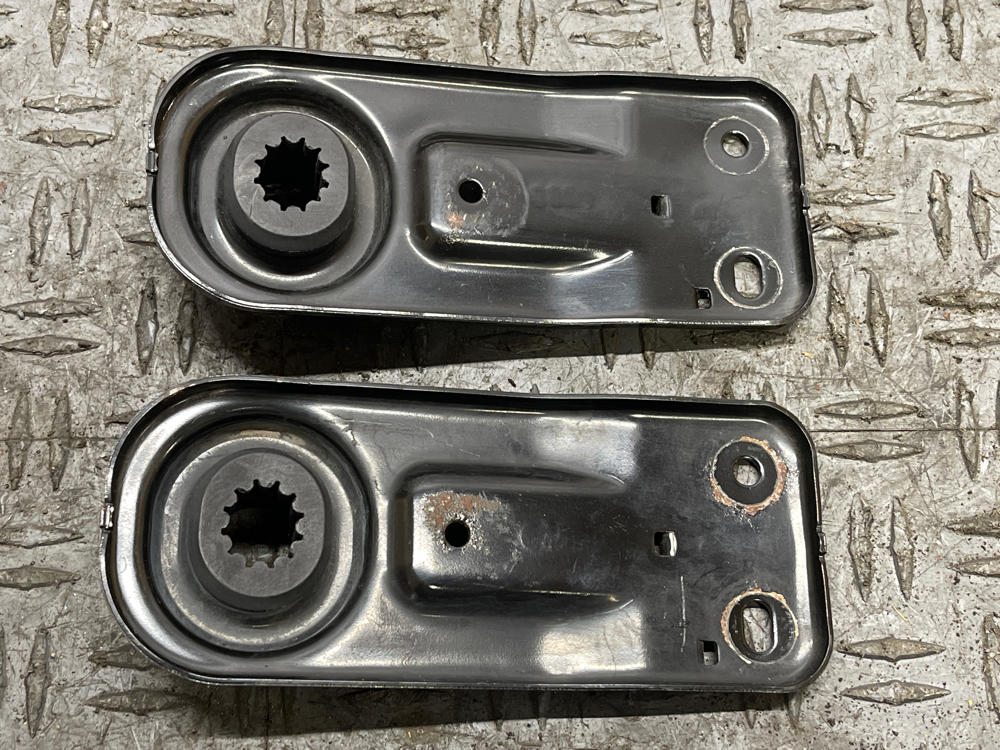 2015-17 Ford Mustang GT Upper Radiator Mounting Brackets Pair 312
