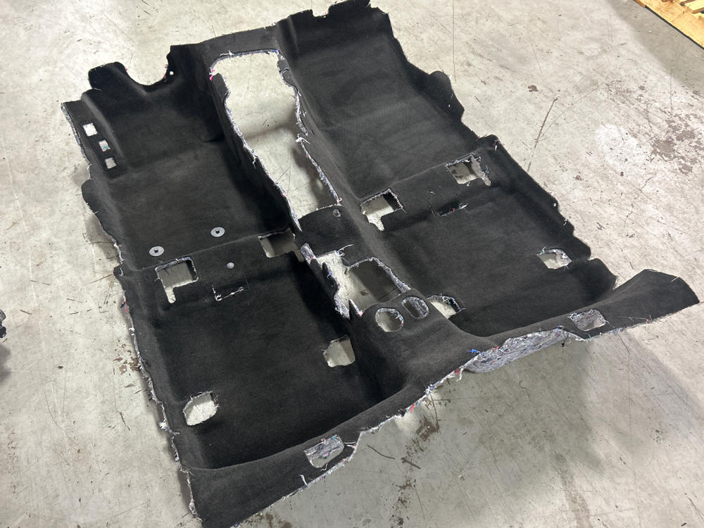 2015-17 Ford Mustang GT OEM Black Convertible Carpet 312