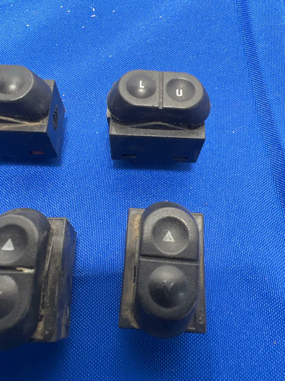1987-93 Ford Mustang Coupe Window and Lock Buttons Switches Factory 157