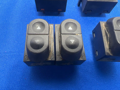1987-93 Ford Mustang Coupe Window and Lock Buttons Switches Factory 157