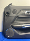 2015-23 Ford Mustang Black Leather Passenger Door Panel 154