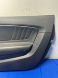 2015-23 Ford Mustang Black Leather Passenger Door Panel 154