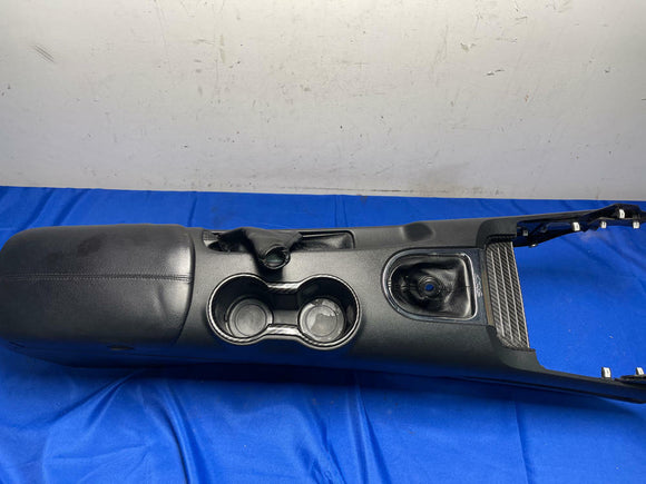 2015-23 Ford Mustang Center Console Leather Carbon Fiber Insert Manual 165