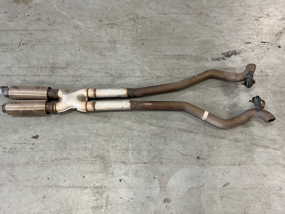 2015-23 Ford Mustang X-Pipe w/ Resonators 165