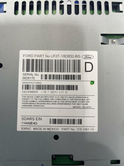 2015-23 Ford Mustang SYNC3 Module 164