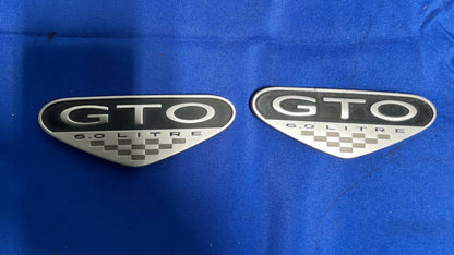 2005-06 Pontiac GTO 6.0 Fender Badges OEM 159