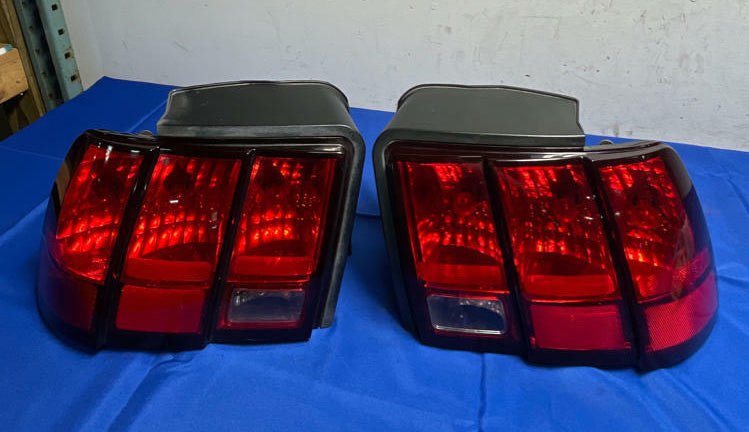 1999-04 Ford Mustang OEM Tail Lights Pair 170