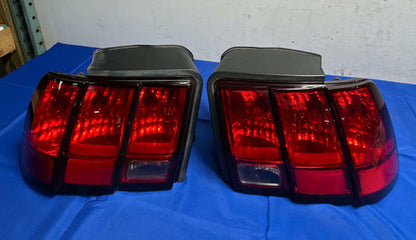 1999-04 Ford Mustang OEM Tail Lights Pair 170
