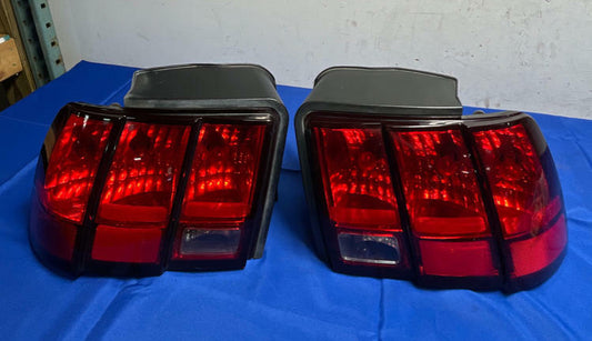 1999-04 Ford Mustang OEM Tail Lights Pair 170