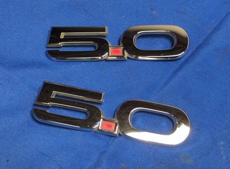 2015-17 Ford Mustang GT 5.0 Coyote Fender Badges 172
