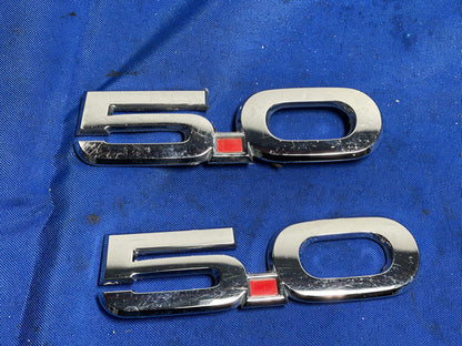 2015-17 Ford Mustang GT 5.0 Fender Badges 176