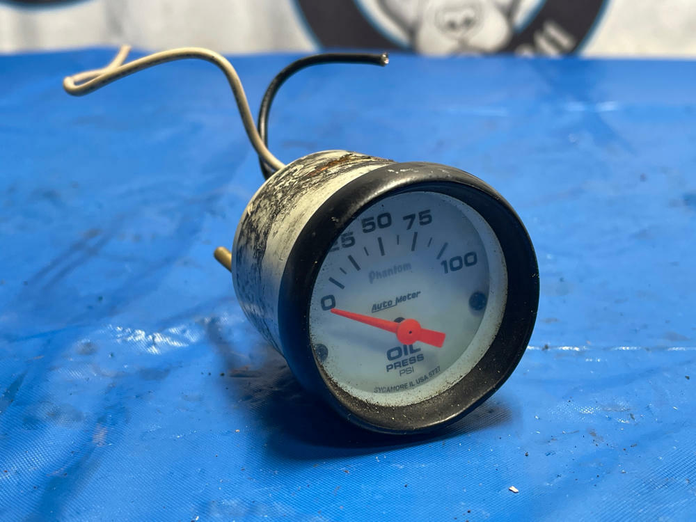 2003-04 Ford Mustang SVT Cobra Autometer Phantom Oil Pressure Gauge 186