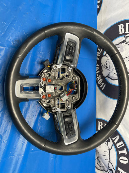 2015-23 Ford Mustang GT Steering Wheel w/ Shift Paddles Leather 190