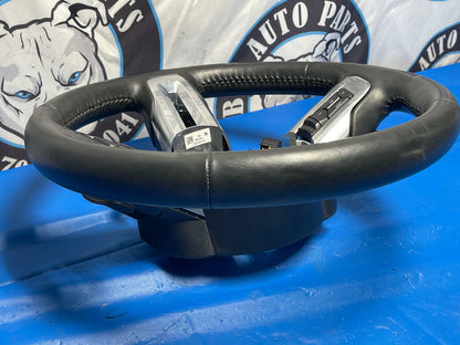2015-23 Ford Mustang GT Steering Wheel w/ Shift Paddles Leather 190