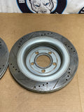 2015-23 Ford Mustang Rear Brake Rotors Pair 195