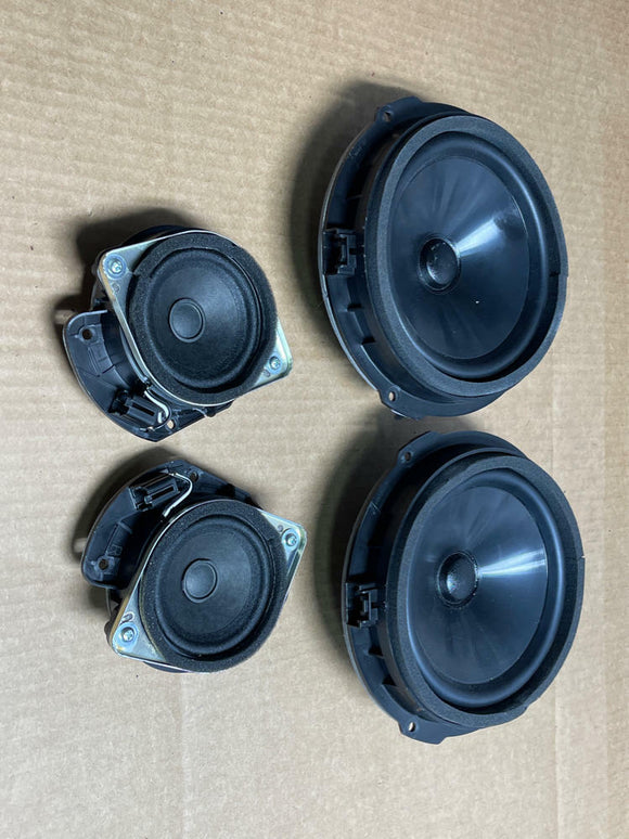 2018-23 Ford Mustang GT Front Door Speakers and Tweeters Set 194