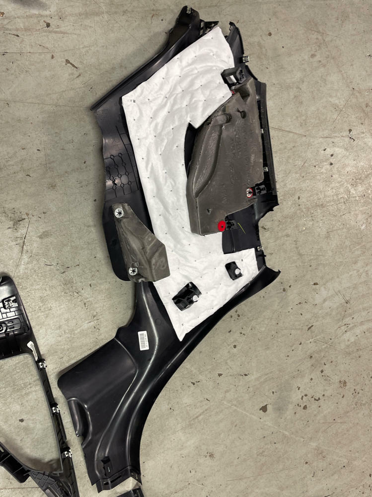 2018-23 Ford Mustang GT Rear Interior Plastics Set (4pcs) 194
