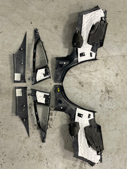 2015-17 Ford Mustang Coupe Rear Interior Plastics Set (6 Pieces) 198