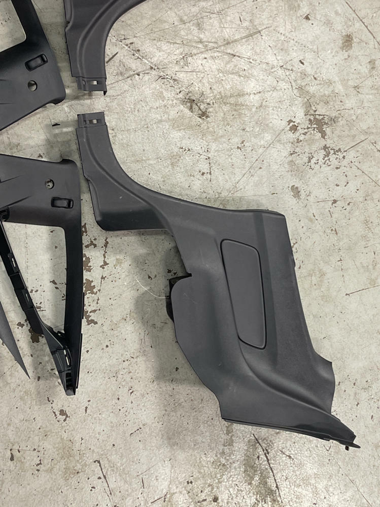 2015-17 Ford Mustang Coupe Rear Interior Plastics Set (6 Pieces) 198