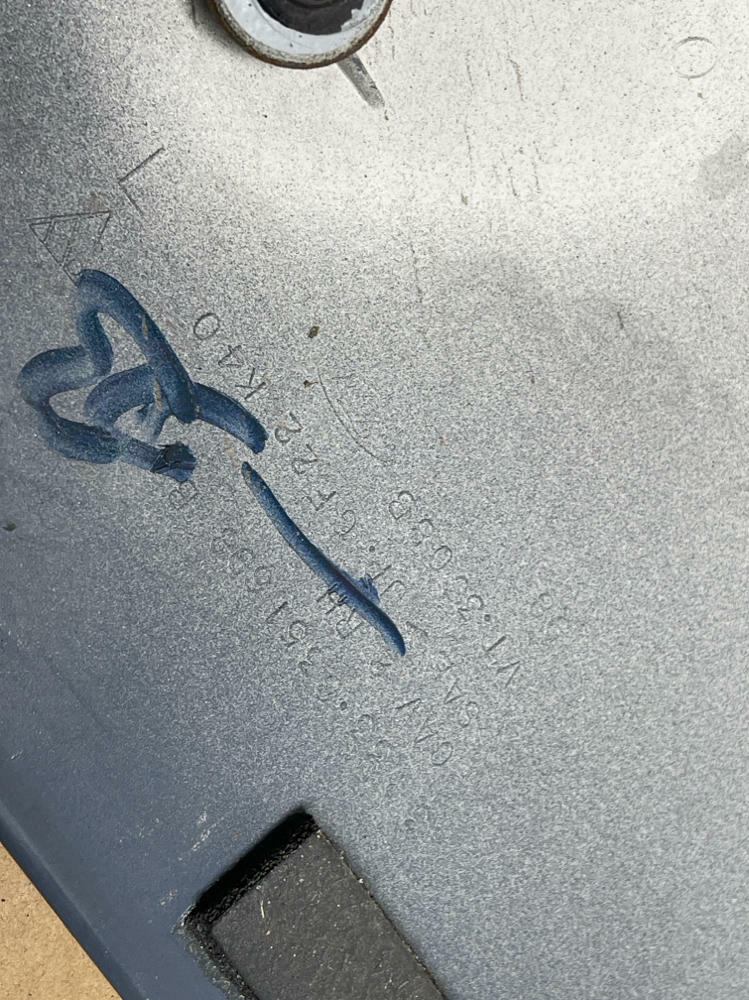 2003-04 Ford Mustang SVT Cobra Passenger RH Sail Panel, Paint Code YN BA