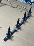 2007-09 Mercedes E63 AMG Fuel Rail w/ Injectors- for M156 6.2 V8 215