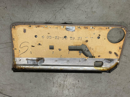 1987-93 Ford Mustang GT Driver Door Panel- Opal Grey 201