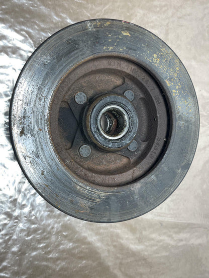 1987-93 Ford Mustang GT Passenger Front RH Hub/Rotor- 4 Lug 201