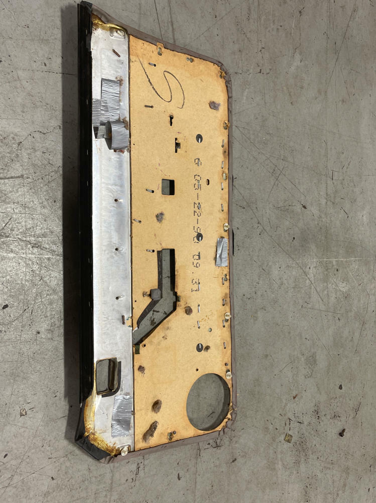 1987-93 Ford Mustang GT Driver Door Panel- Opal Grey 201