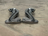 2003-04 Ford Mustang SVT Cobra Fender Badges Pair 208