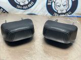 2015-23 Ford Mustang Leather Front Seat Head Rest Pair 212