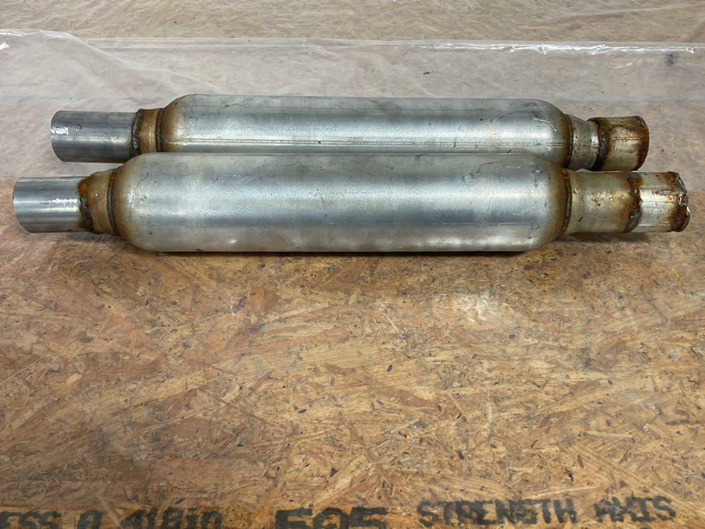 2018-23 Ford Mustang GT Aftermarket Resonators- Welded 216