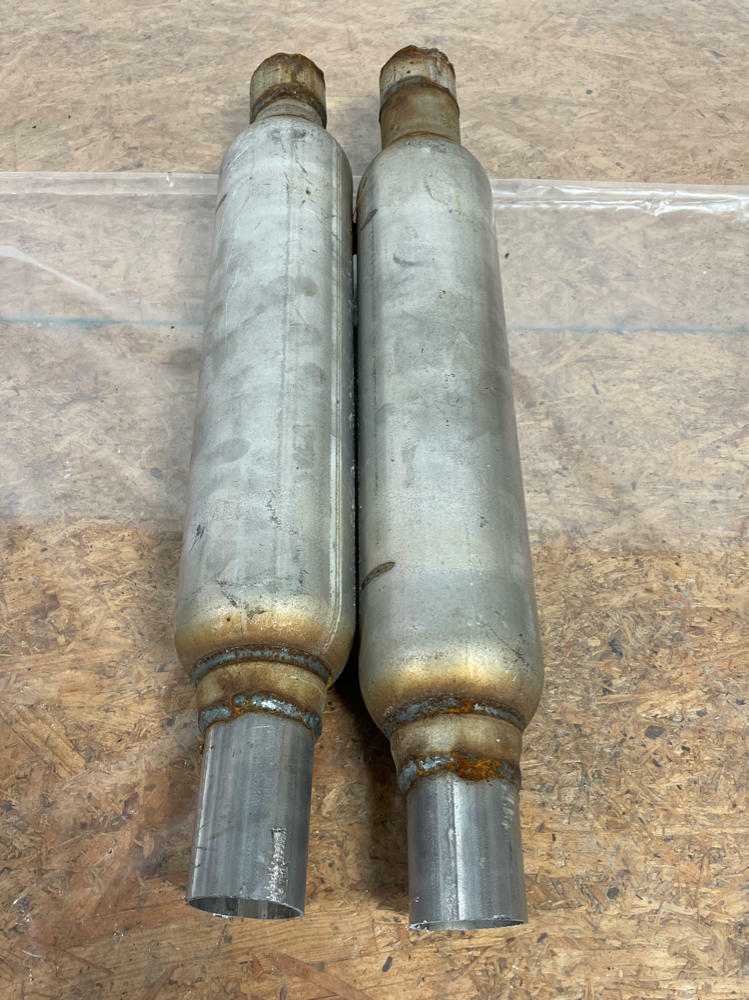 2018-23 Ford Mustang GT Aftermarket Resonators- Welded 216