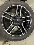 2018-23 Ford Mustang GT OEM 18" Black "Diamond Cut" Wheels 223
