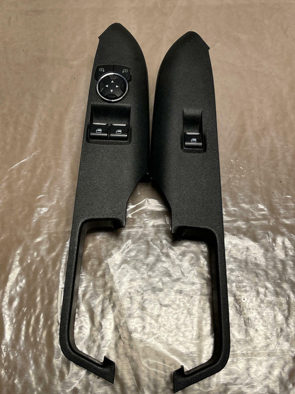 2015-17 Ford Mustang Window Control Switch Panels Pair 214