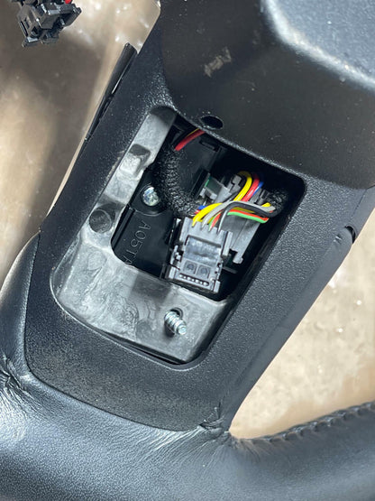 2015-17 Ford Mustang S550 GT Leather Steering Wheel- Missing Paddles 227