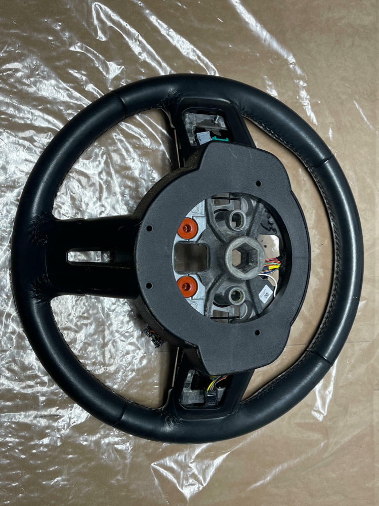 2015-17 Ford Mustang S550 GT Leather Steering Wheel- Missing Paddles 227