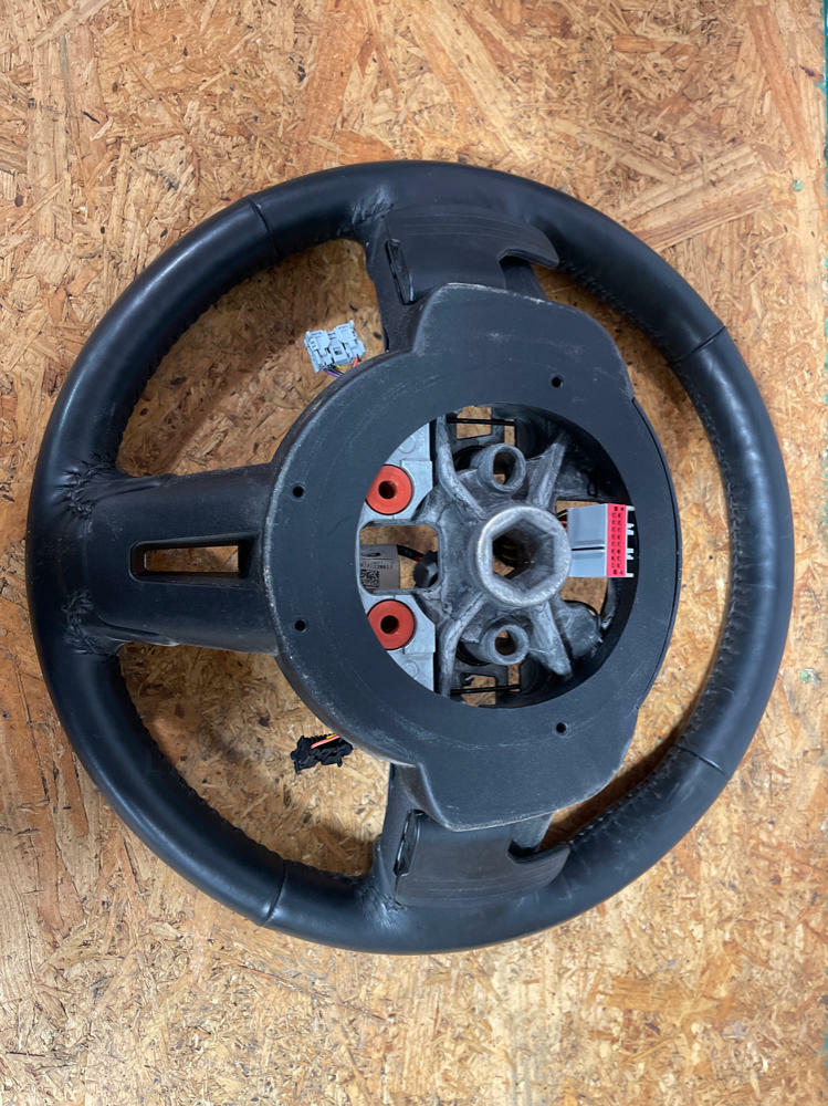 2018-23 Ford Mustang Mach One Leather Steering Wheel w/ Paddles- 10R80 213
