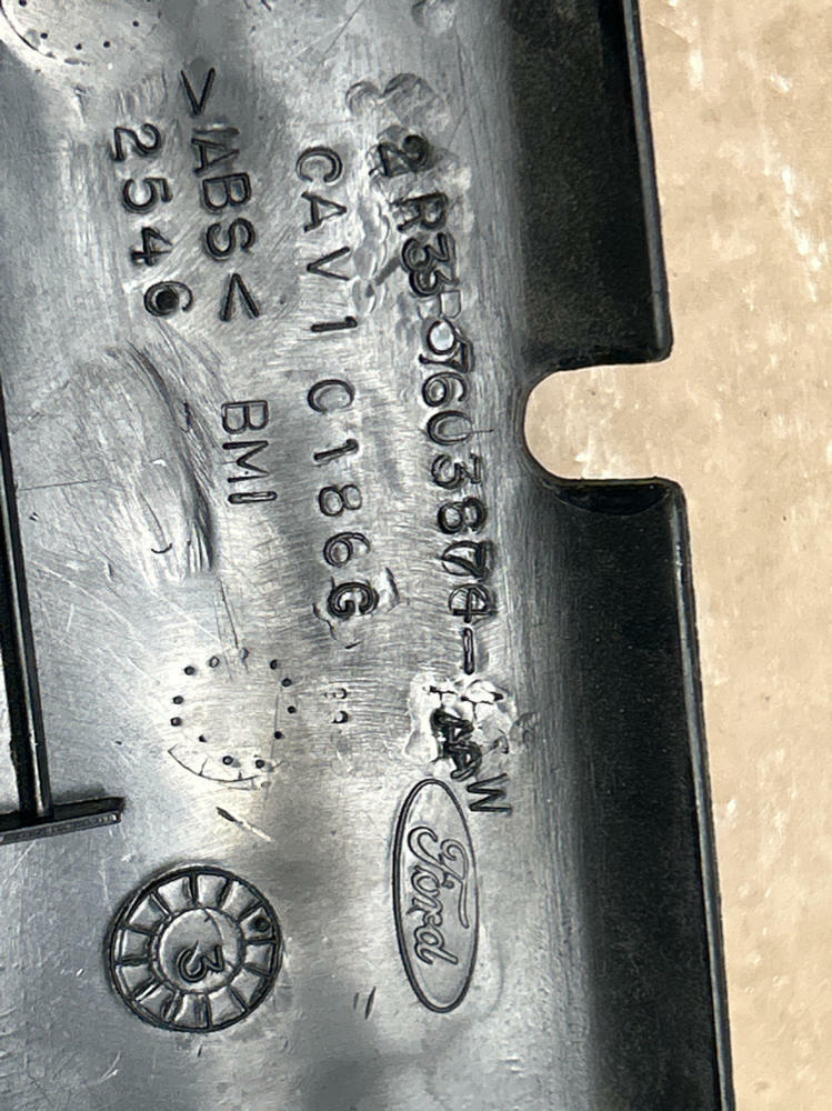 2003-04 Ford Mustang SVT Cobra Upper Windsheild Trim- Convertible 252