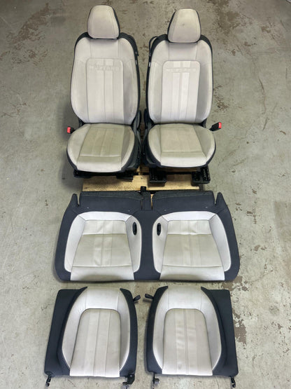 2015-23 Ford Mustang GT 5.0 Seats Cloth Front & Rear Beige 223