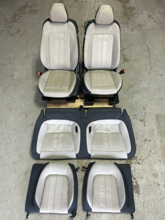 2015-23 Ford Mustang GT 5.0 Seats Cloth Front & Rear Beige 223